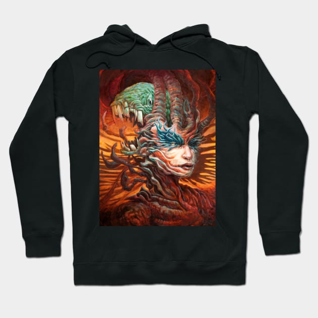 The Hithering Sleeve Hoodie by ethanharrisart